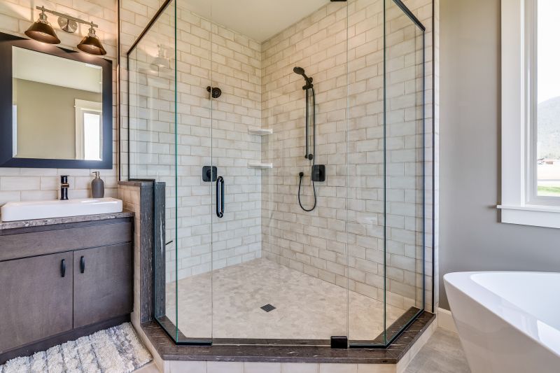 Luxury Shower Area with Glass Enclosure